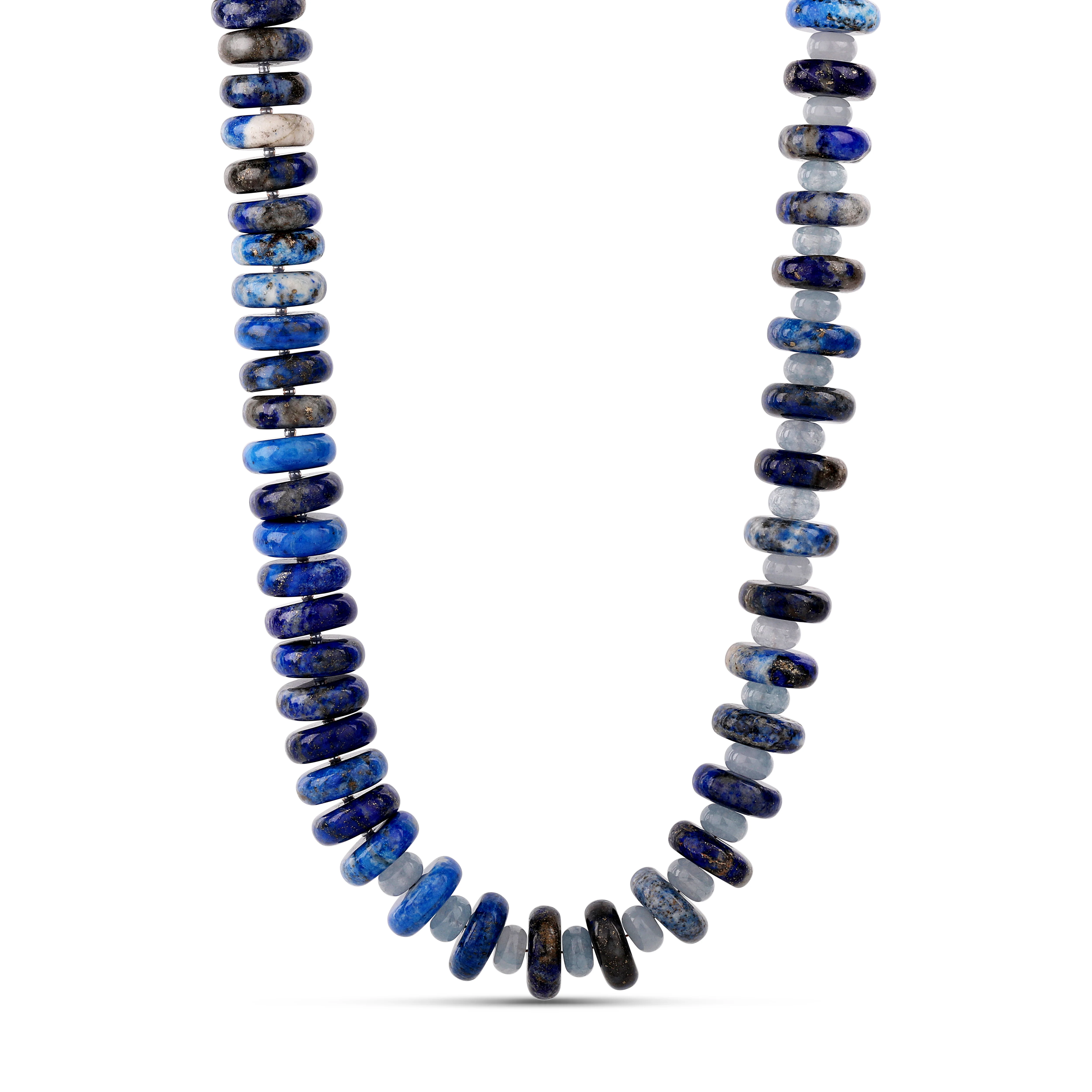 Navy Gemstone Choker