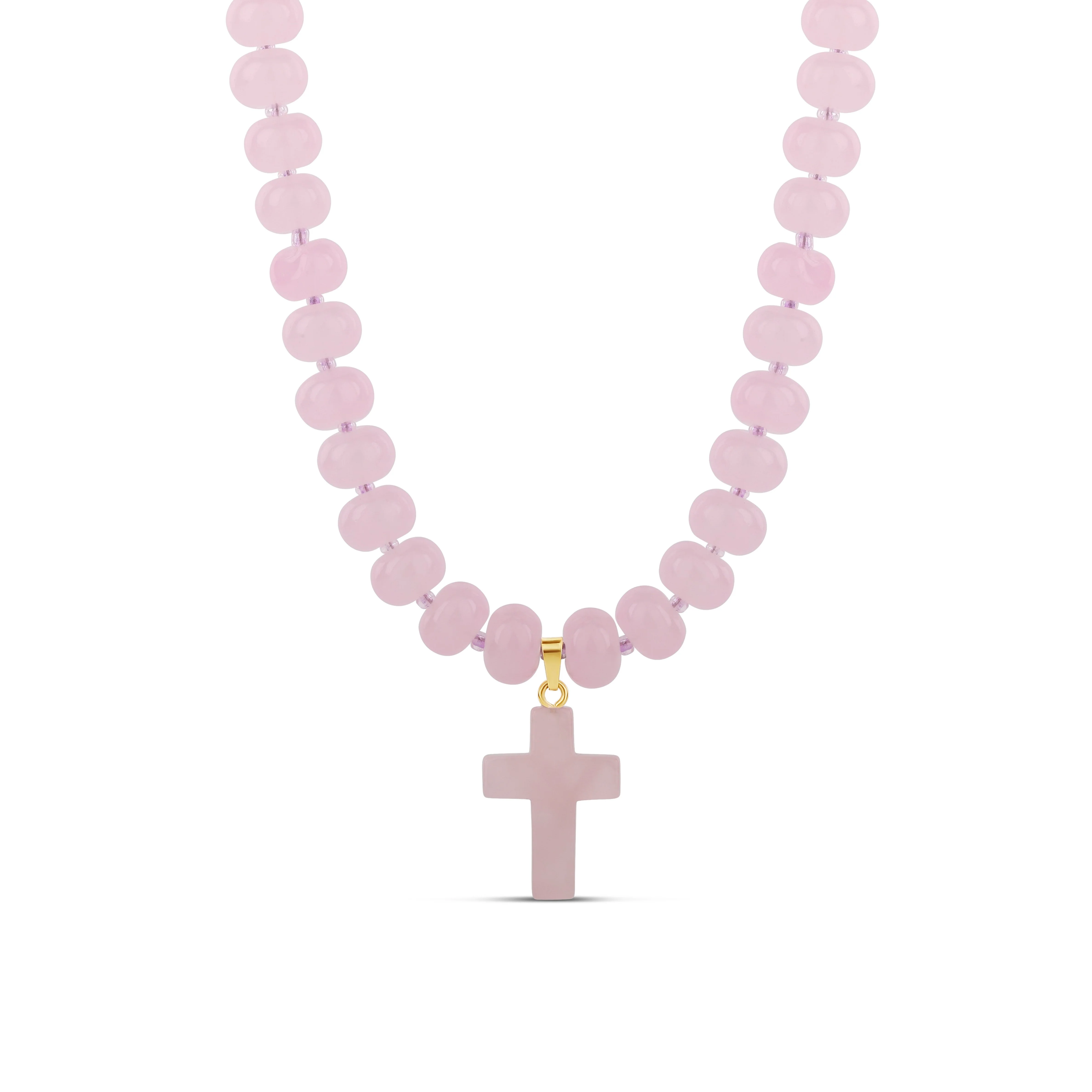 Pink Cross Necklace | Faith Meets Fashion