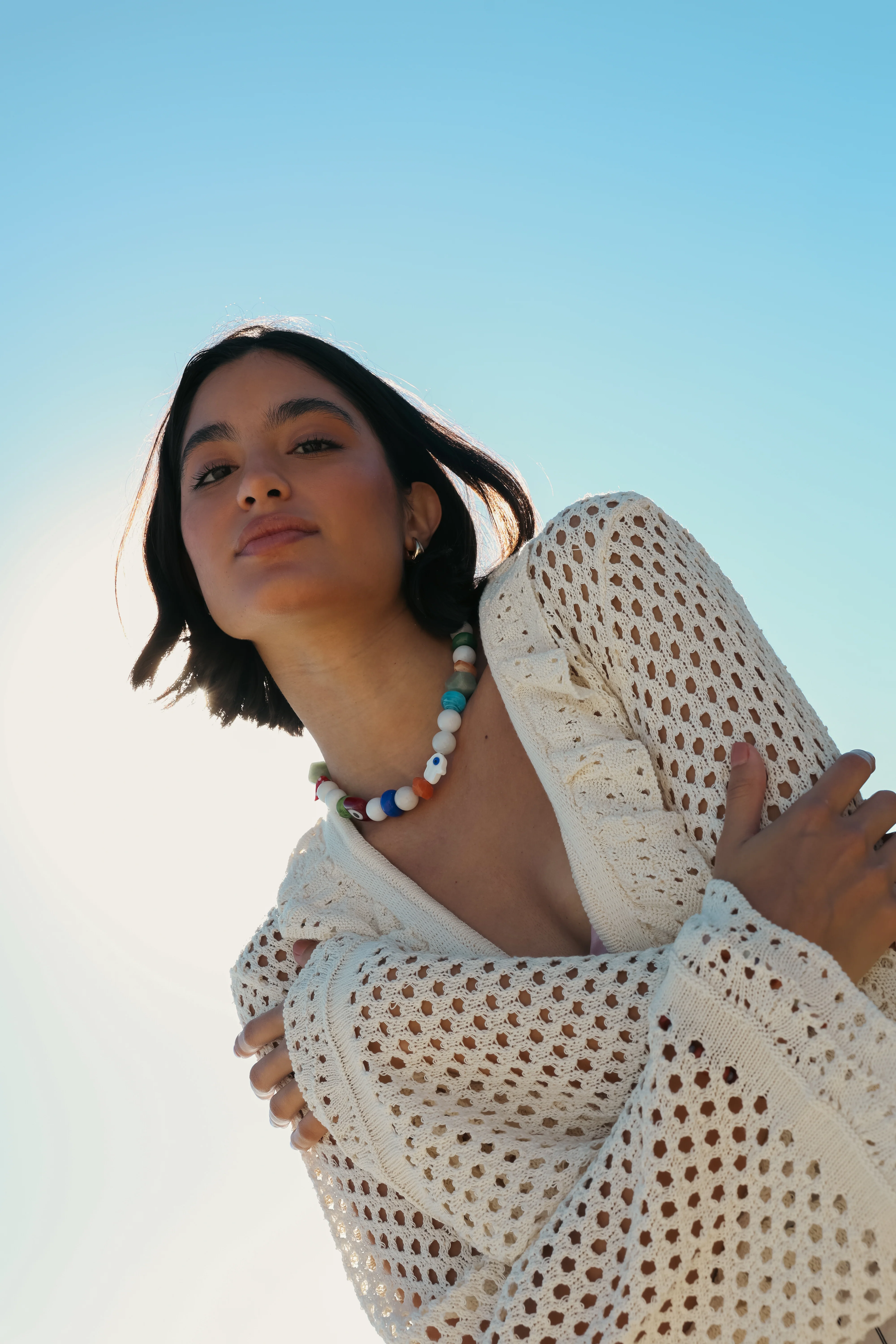 Vibrant Charm Bead Necklace - Image 2